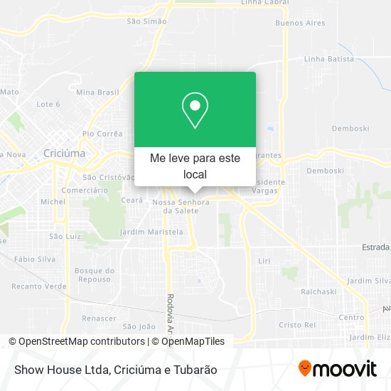 Show House Ltda mapa