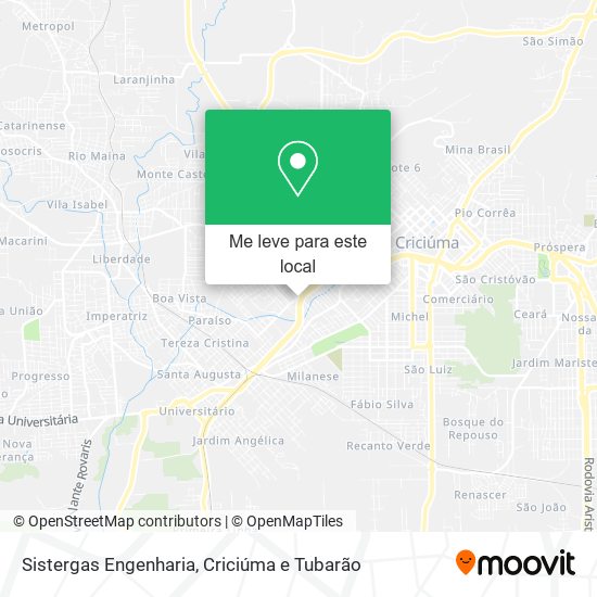 Sistergas Engenharia mapa