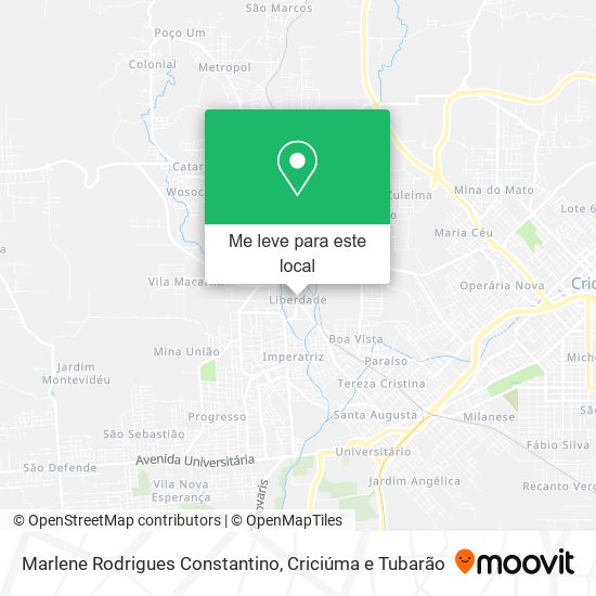 Marlene Rodrigues Constantino mapa