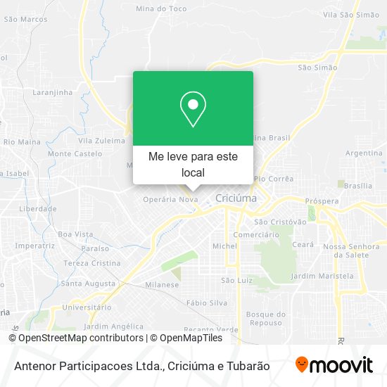 Antenor Participacoes Ltda. mapa
