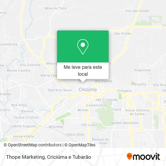 Thope Marketing mapa