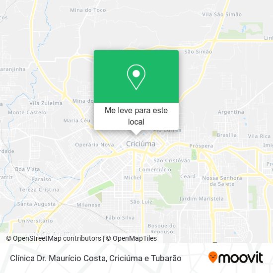 Clínica Dr. Maurício Costa mapa