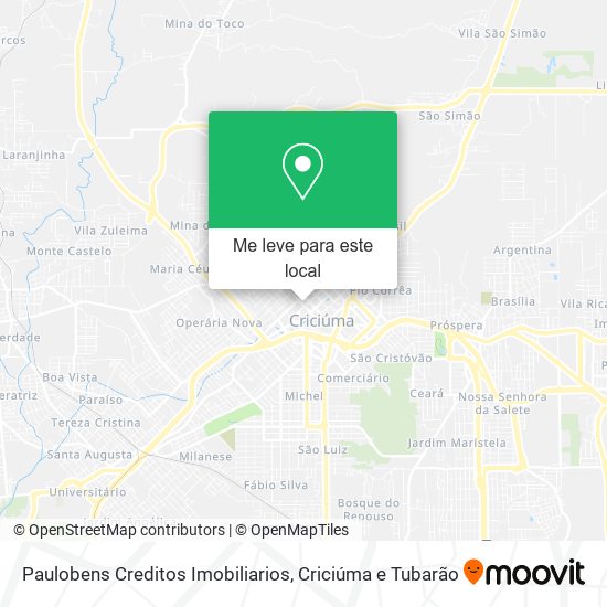 Paulobens Creditos Imobiliarios mapa