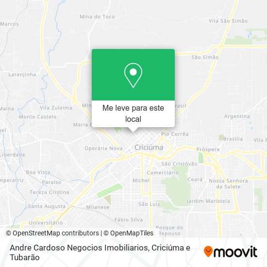 Andre Cardoso Negocios Imobiliarios mapa