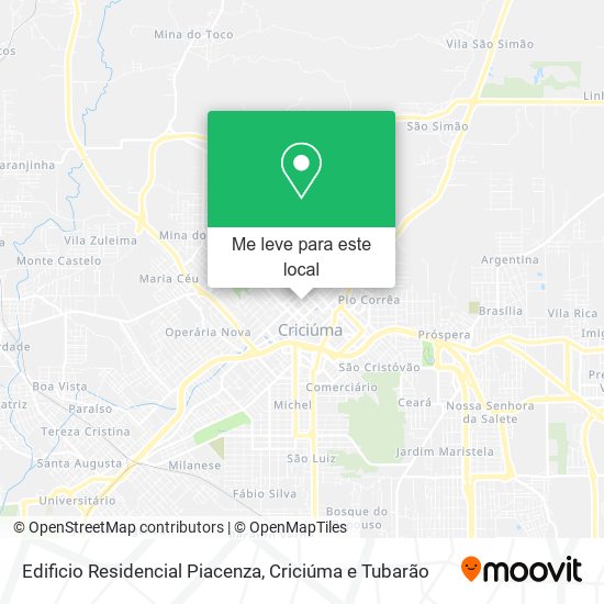 Edificio Residencial Piacenza mapa