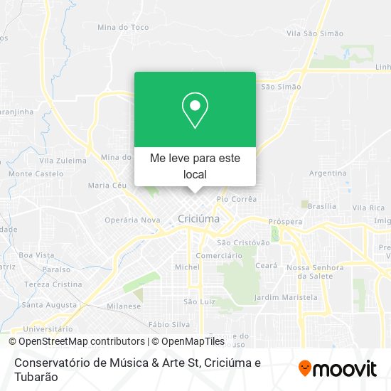 Conservatório de Música & Arte St mapa