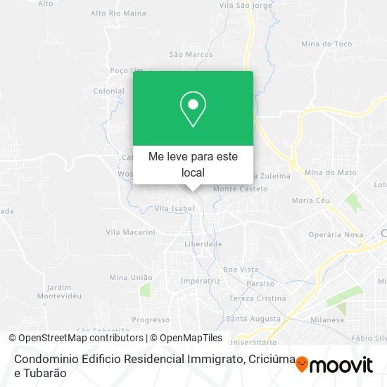 Condominio Edificio Residencial Immigrato mapa