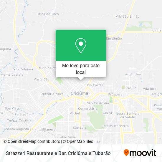 Strazzeri Restaurante e Bar mapa