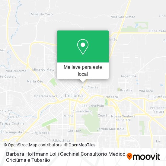 Barbara Hoffmann Lolli Cechinel Consultorio Medico mapa