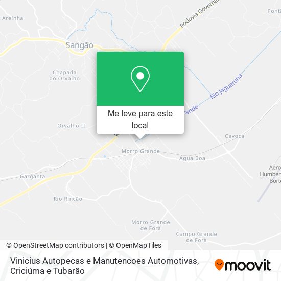 Vinicius Autopecas e Manutencoes Automotivas mapa