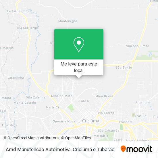 Amd Manutencao Automotiva mapa