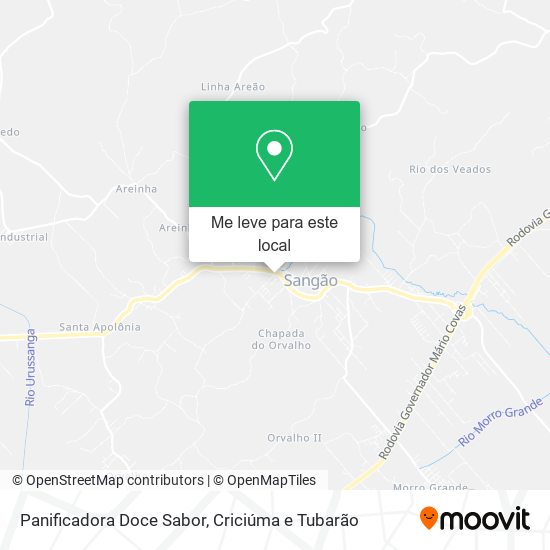 Panificadora Doce Sabor mapa