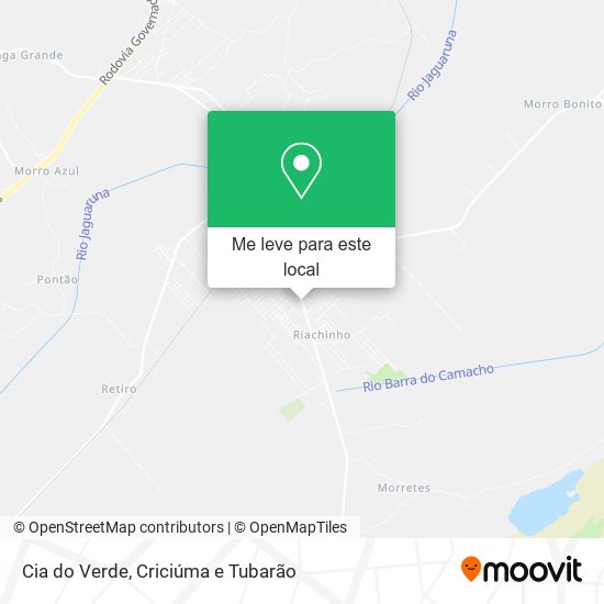 Cia do Verde mapa