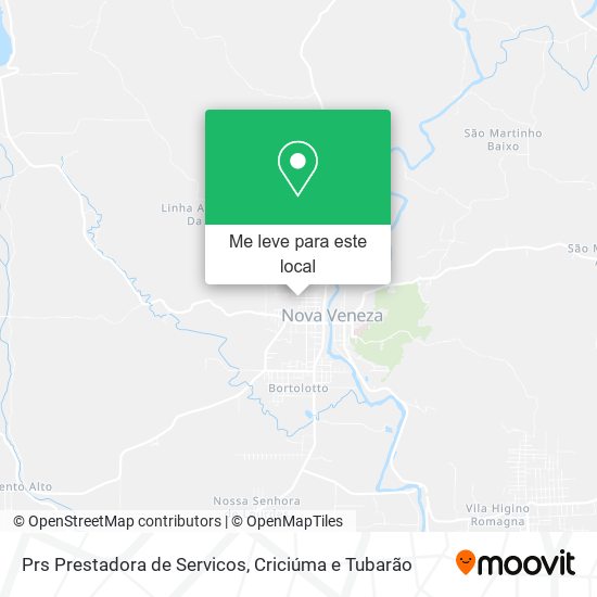 Prs Prestadora de Servicos mapa