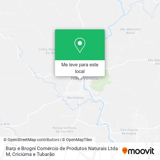 Barp e Brogni Comércio de Produtos Naturais Ltda M mapa