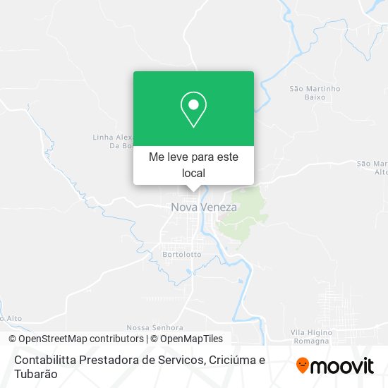 Contabilitta Prestadora de Servicos mapa