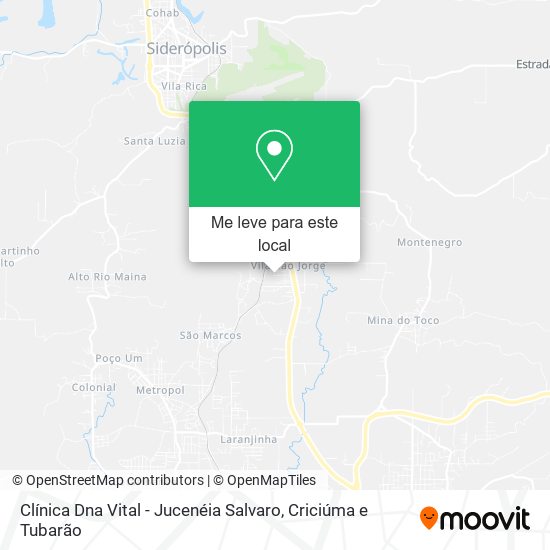 Clínica Dna Vital - Jucenéia Salvaro mapa