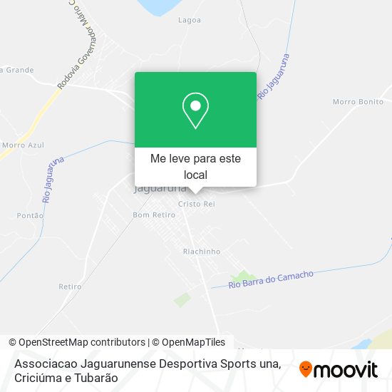 Associacao Jaguarunense Desportiva Sports una mapa