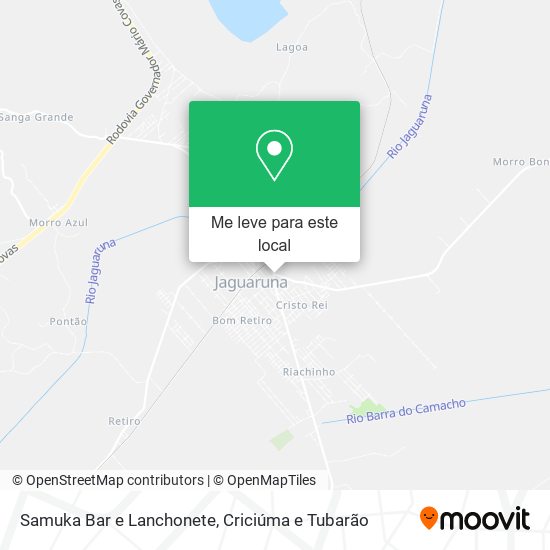 Samuka Bar e Lanchonete mapa
