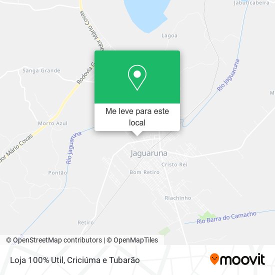 Loja 100% Util mapa