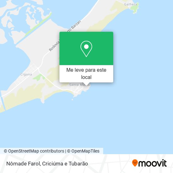 Nômade Farol mapa