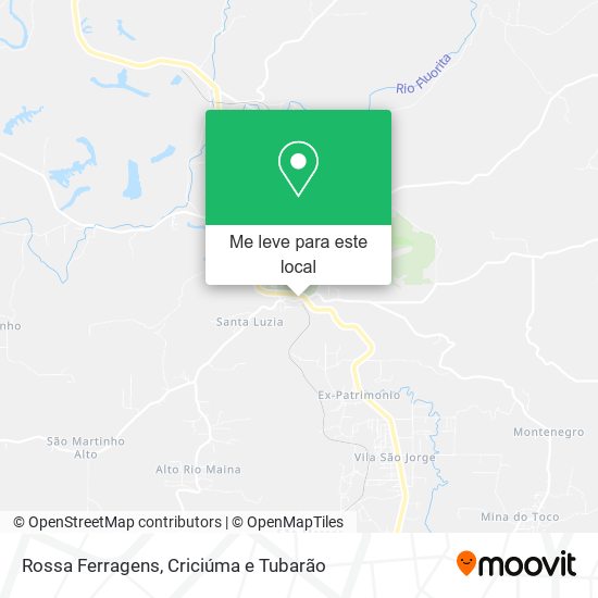 Rossa Ferragens mapa
