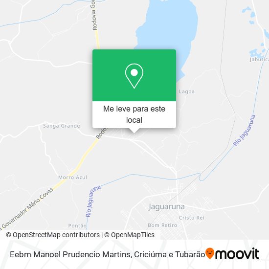 Eebm Manoel Prudencio Martins mapa