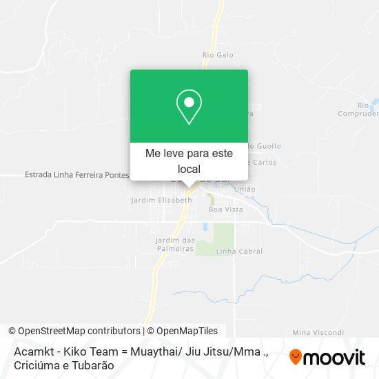 Acamkt - Kiko Team = Muaythai/ Jiu Jitsu / Mma . mapa