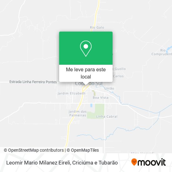 Leomir Mario Milanez Eireli mapa