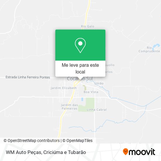 WM Auto Peças mapa