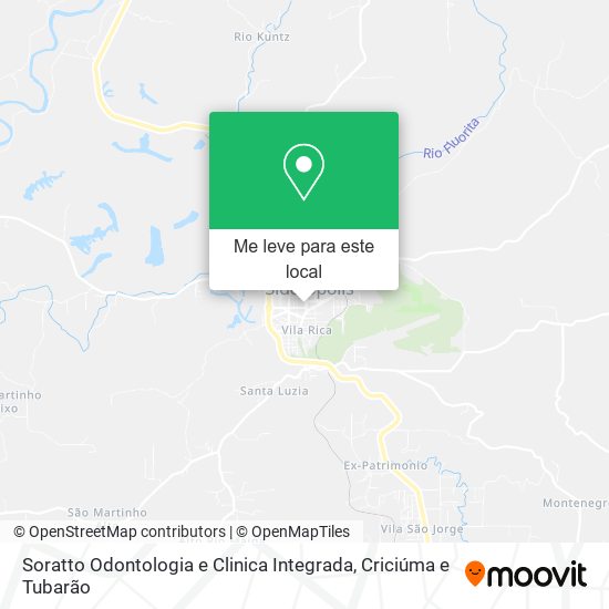 Soratto Odontologia e Clinica Integrada mapa