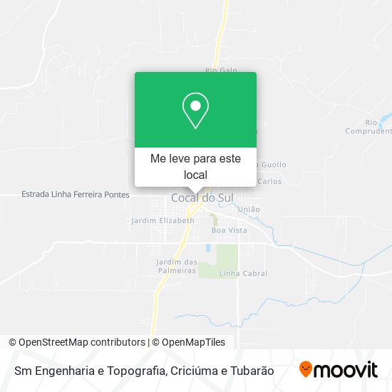 Sm Engenharia e Topografia mapa