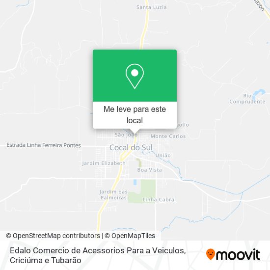 Edalo Comercio de Acessorios Para a Veiculos mapa