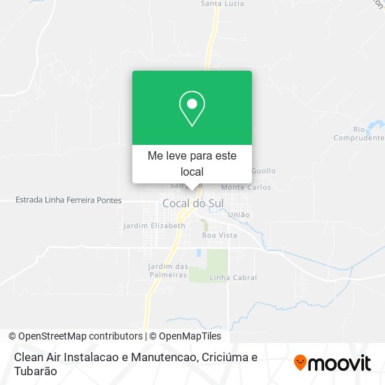Clean Air Instalacao e Manutencao mapa