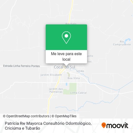 Patrícia Rw Mayorca Consultório Odontológico mapa