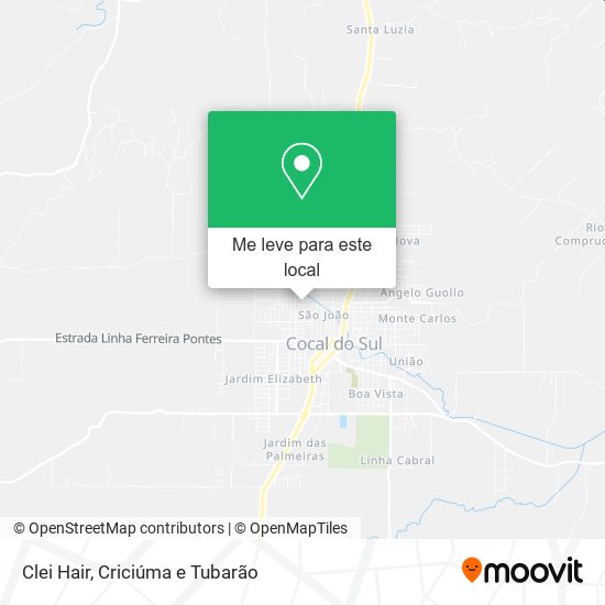 Clei Hair mapa