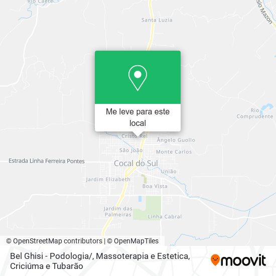 Bel Ghisi - Podologia / , Massoterapia e Estetica mapa