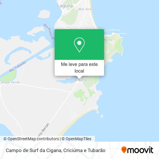 Campo de Surf da Cigana mapa