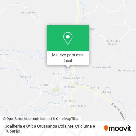 Joalheria e Ótica Urussanga Ltda Me mapa