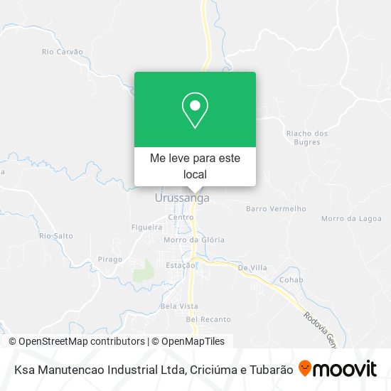 Ksa Manutencao Industrial Ltda mapa