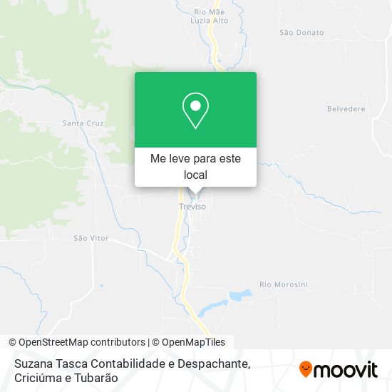 Suzana Tasca Contabilidade e Despachante mapa
