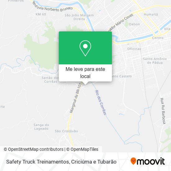 Safety Truck Treinamentos mapa