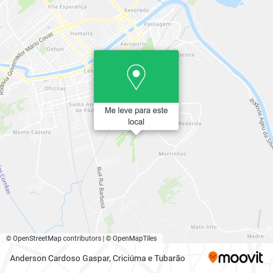 Anderson Cardoso Gaspar mapa