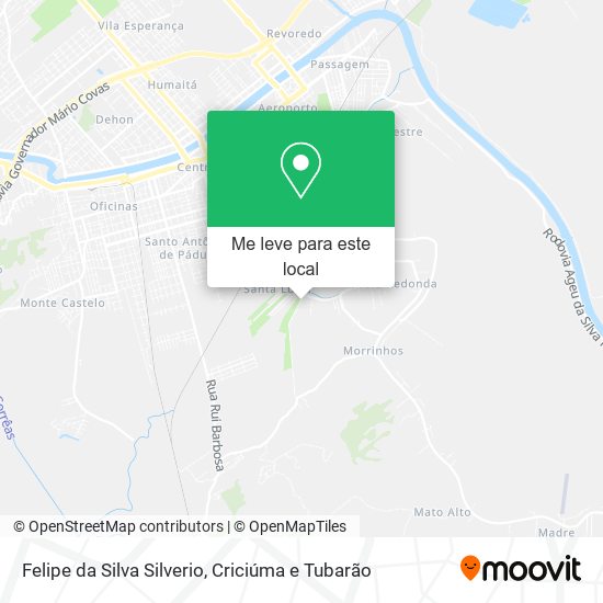 Felipe da Silva Silverio mapa