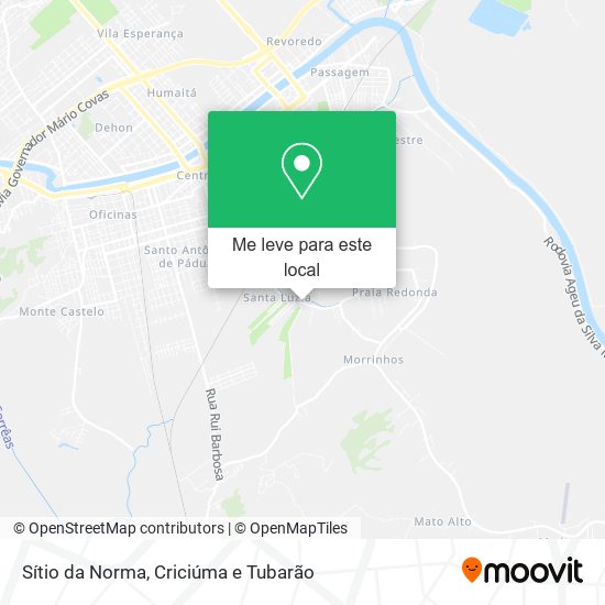 Sítio da Norma mapa