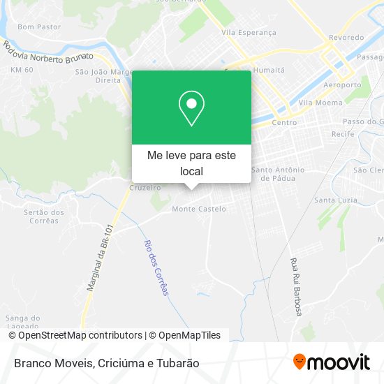 Branco Moveis mapa