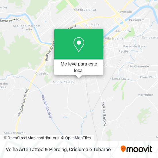 Velha Arte Tattoo & Piercing mapa