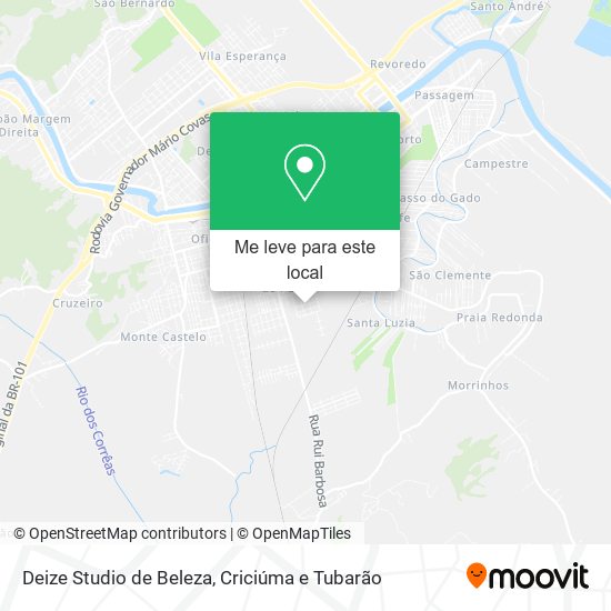 Deize Studio de Beleza mapa