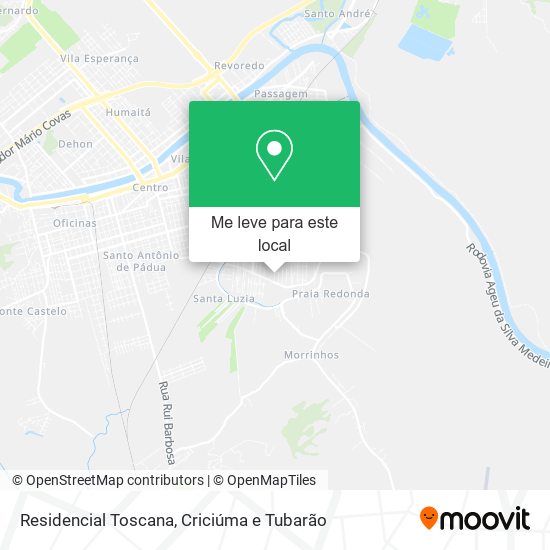 Residencial Toscana mapa