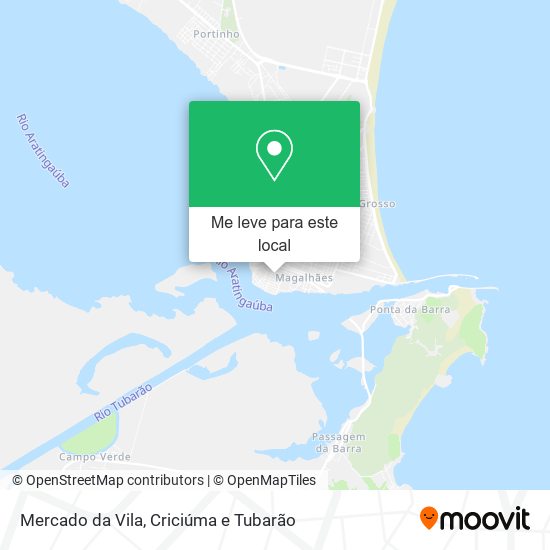 Mercado da Vila mapa